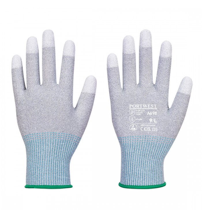 Portwest MR13 ESD PU Fingertip  (12 pár) A698G6RL