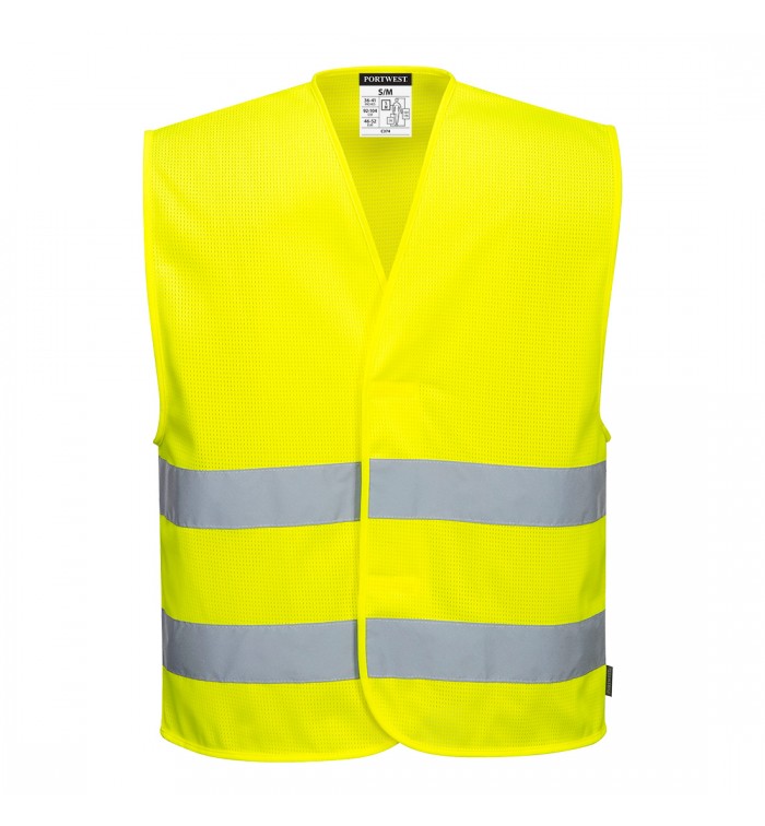 Portwest MeshAir Hi-Vis kéttónusú mellény C374YER4X/5X