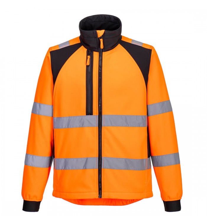 Portwest WX2 Eco Hi-Vis Softshell (2L) CD875OBRL