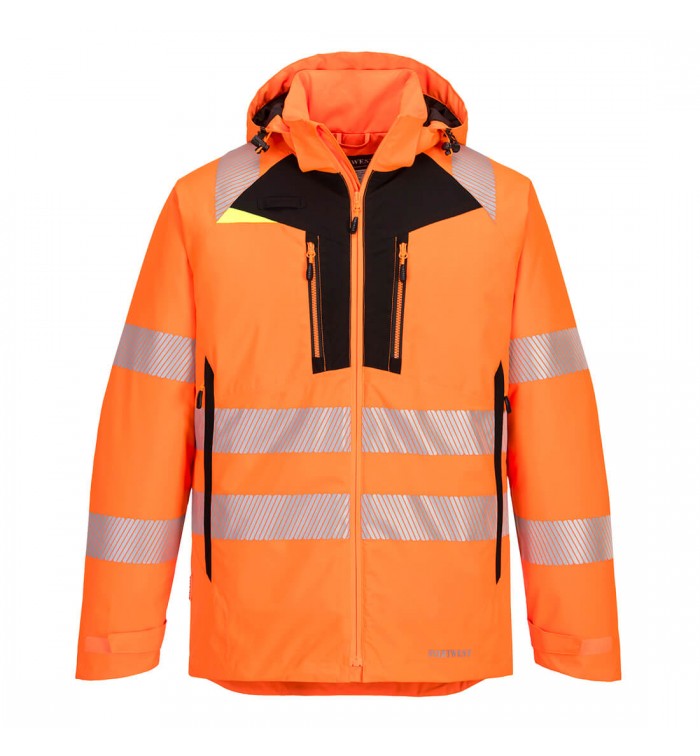 Portwest DX4 Hi-Vis Winter Jacket DX461OBR4XL