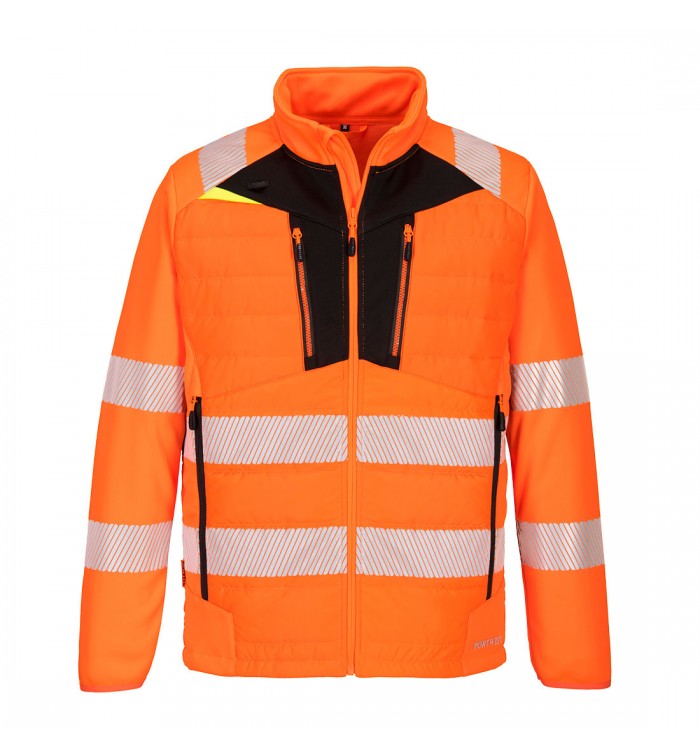 Portwest DX4 Hi-Vis Baffle Jacket DX473OBR4XL