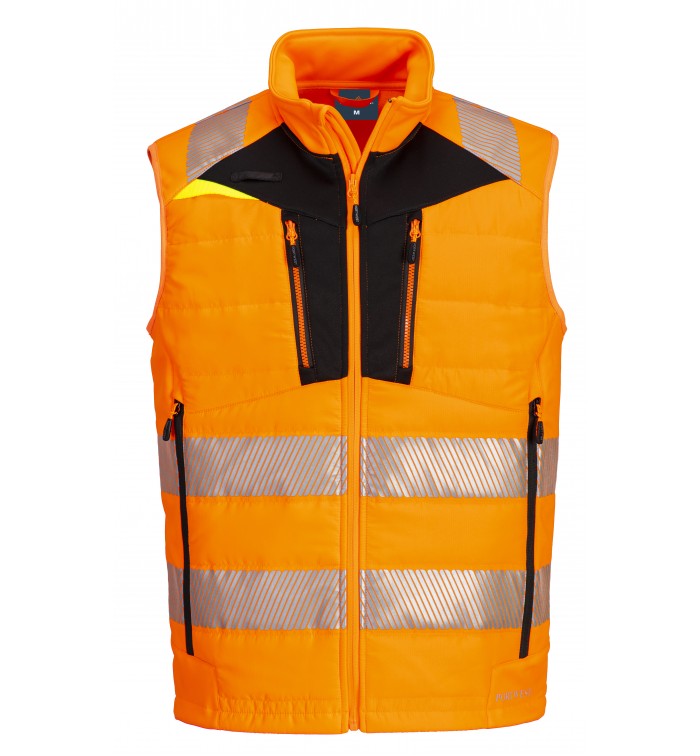 Portwest DX4 Hi-Vis Softshell Gilet DX479OBR4XL