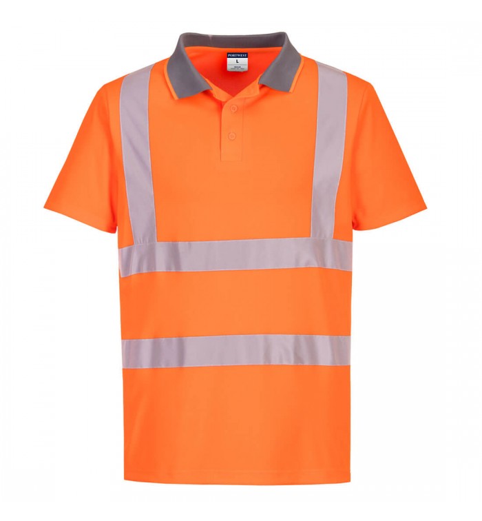 Portwest Eco Hi-Vis Polo Shirt  (6 db) EC10ORR4XL