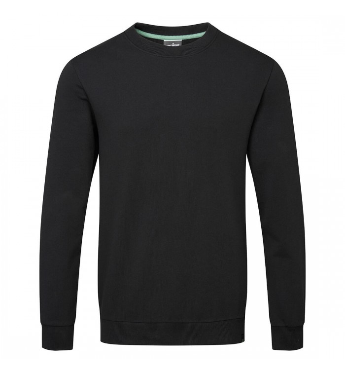 Portwest Organic Cotton Recyclable Sweatshirt EC300BKRL