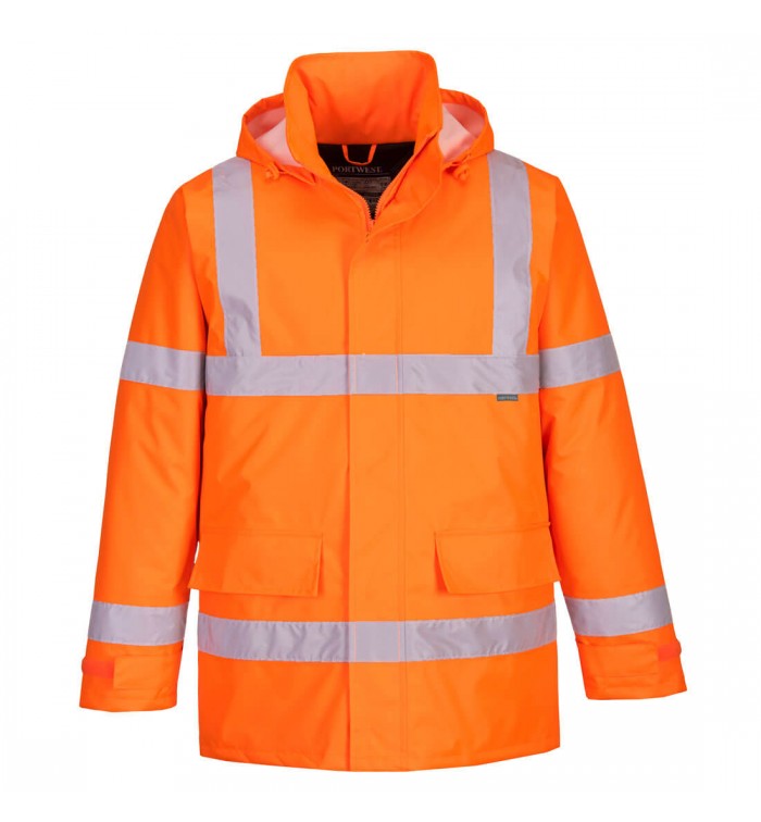 Portwest Eco Hi-Vis Winter Jacket EC60ORR4XL