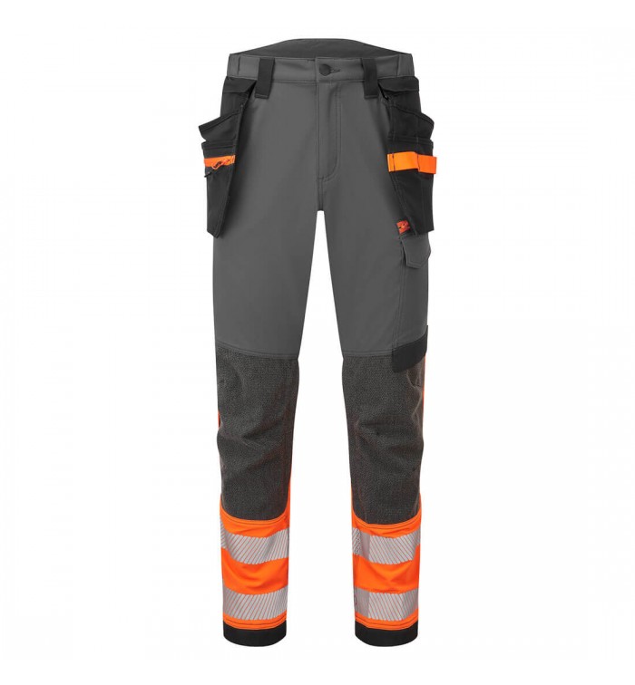 EV4 Hi-Vis Stretch Class 1 Holster lengőzsebes nadrág EV442OMR28