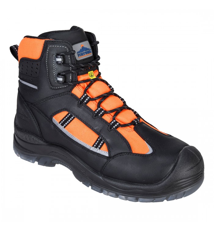 Portwest Compositelite Retroglo Hi-Vis bakancs S3 WR ESD FC59ORR39