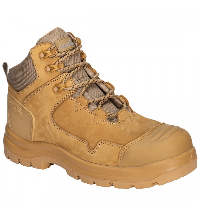 Portwest FX2 Wheat Apex Composite Mid Boot S3S HRO SR FD04WHE36