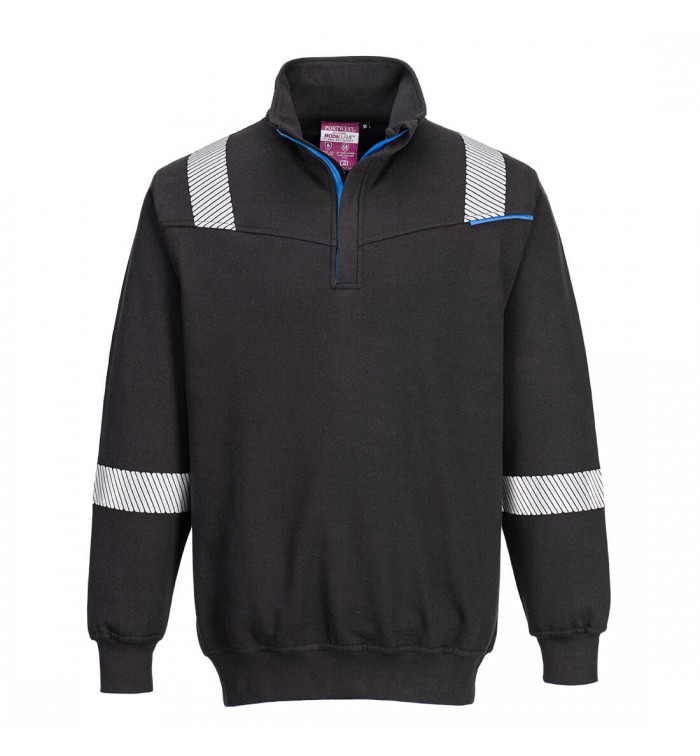 Portwest WX3 Flame Resistant Sweatshirt FR710BKRL