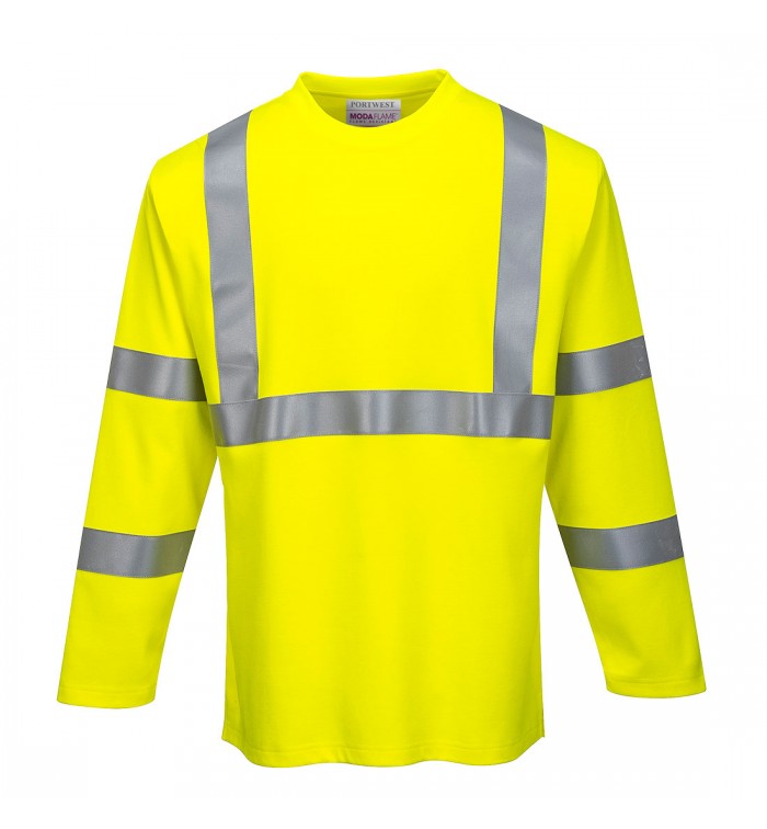 Portwest FR Hi-Vis hosszú ujjú pólóing FR96YERL