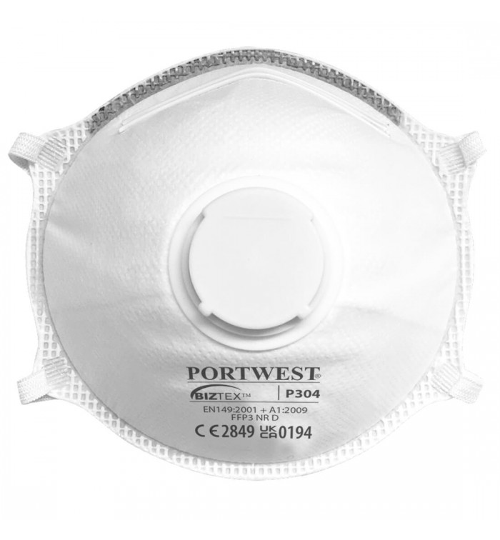 Portwest FFP3 Light Cup Respirator (10 db) P304WHR