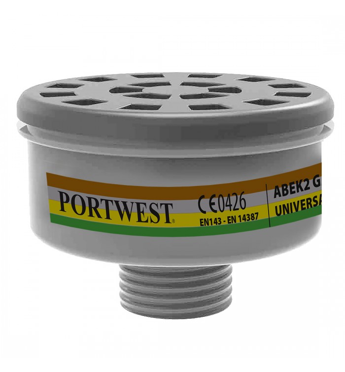 Portwest ABEK2 Filter univerzális csatlakozás (4 db)) P926BKR