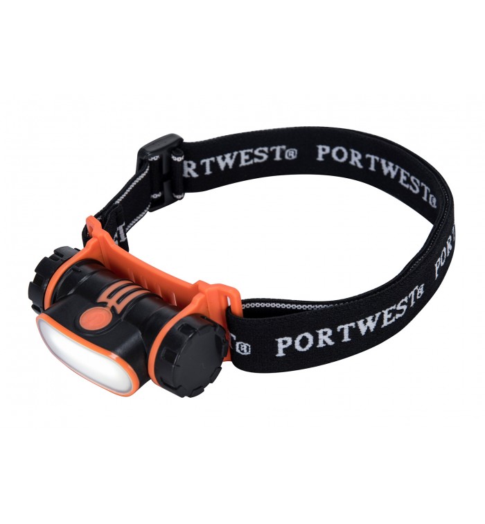 Portwest USB újratölthető LED fejlámpa PA70BKR