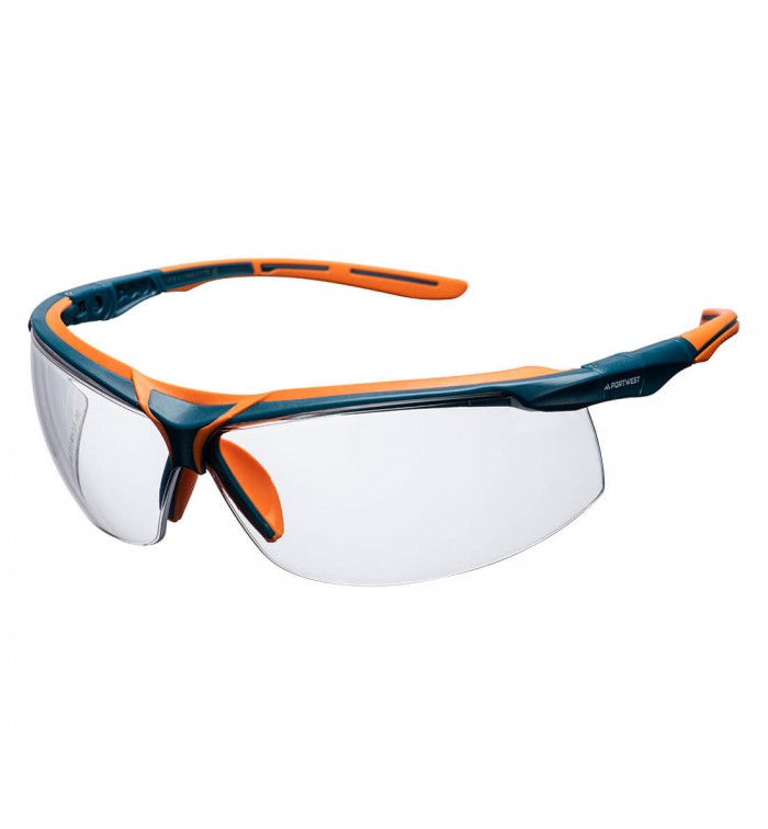 Portwest Mega KN Safety Glasses PS13CLR