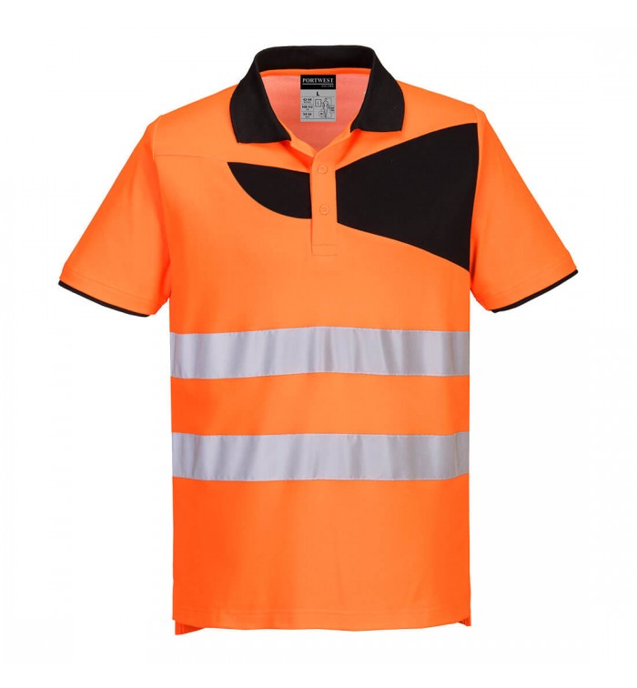 Portwest PW2 Hi-Vis rövid ujjú póló PW212OBR4XL