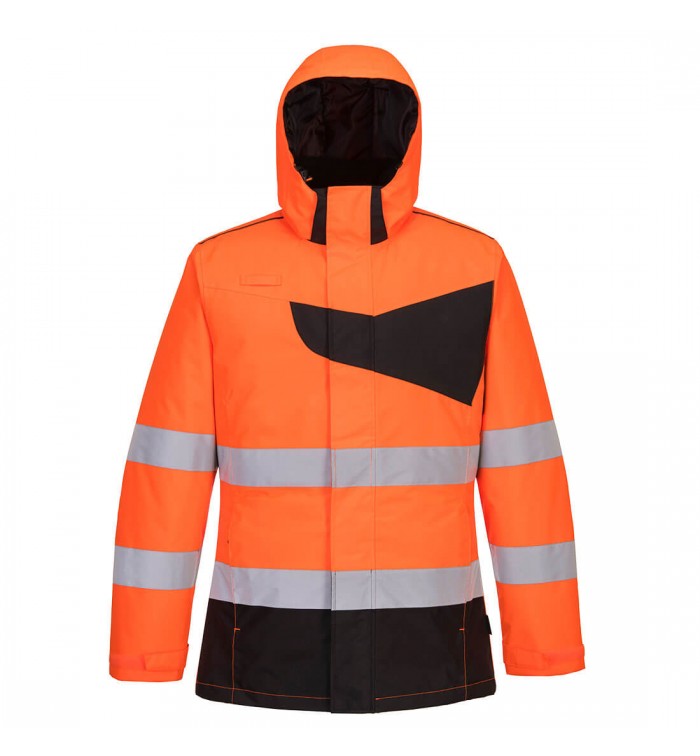 Portwest PW2 Hi-Vis Winter Jacket PW261OBR4XL