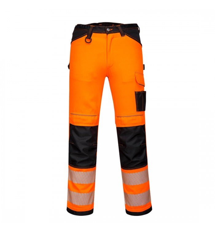 Portwest PW3 Hi-Vis könnyű stretch nadrág PW303OBR28