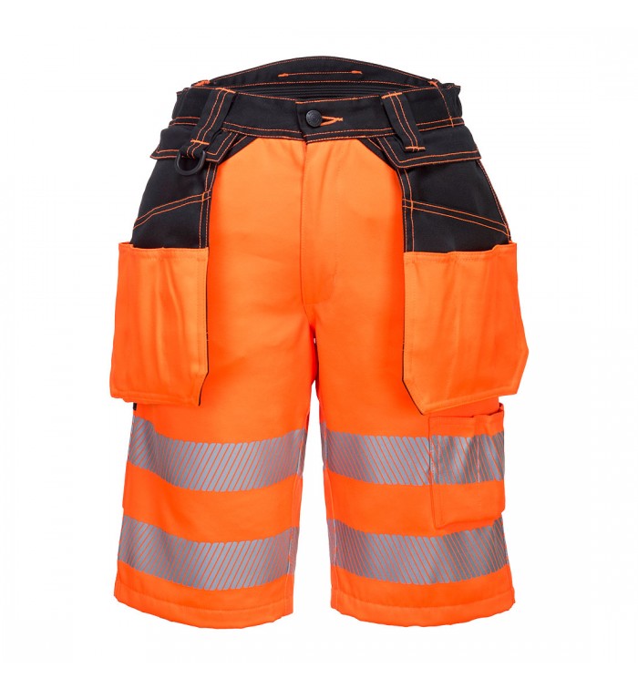 Portwest PW3 Hi-Vis rövidnadrág PW343OBR30