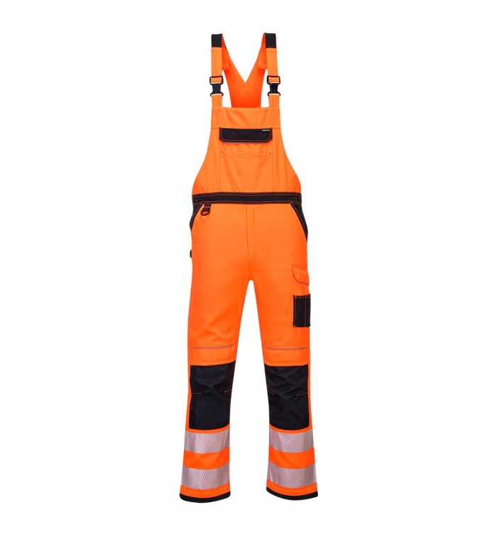 Portwest PW3 Hi-Vis kantáros nadrág PW344OBRL