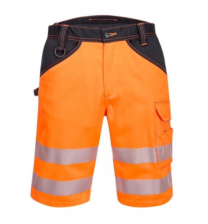 Portwest PW3 Hi-Vis rövidnadrág PW348OBR30