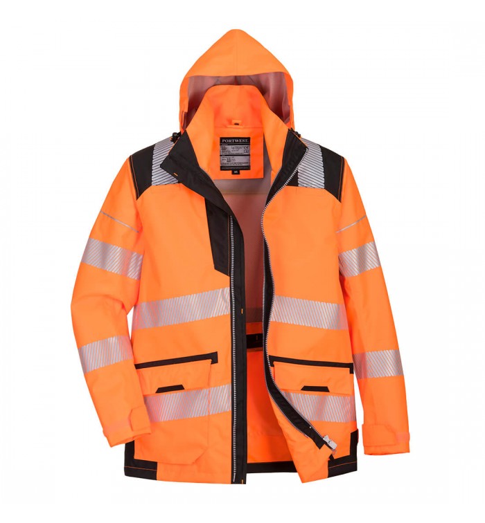 Portwest PW3 Hi-Vis 5-in-1 kabát PW367OBR4XL