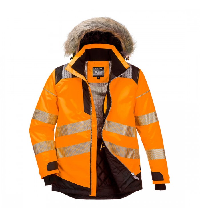 Portwest PW3 Hi-Vis Parka télikabát PW369OBR4XL