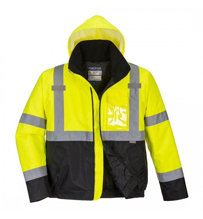 Portwest HiVis Essential Bomber kabát S363YBRL