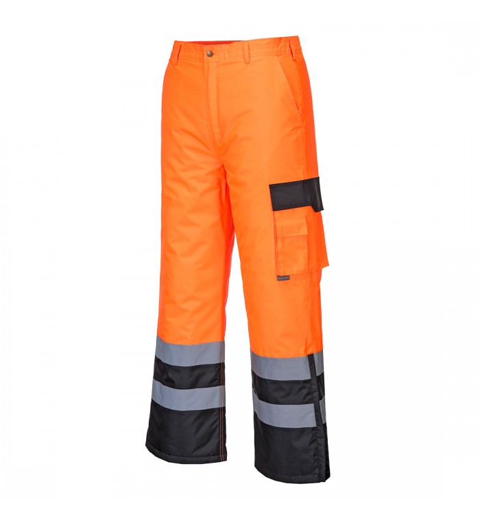 Portwest Hi-Vis Contrast nadrág - bélelt S686OBRM