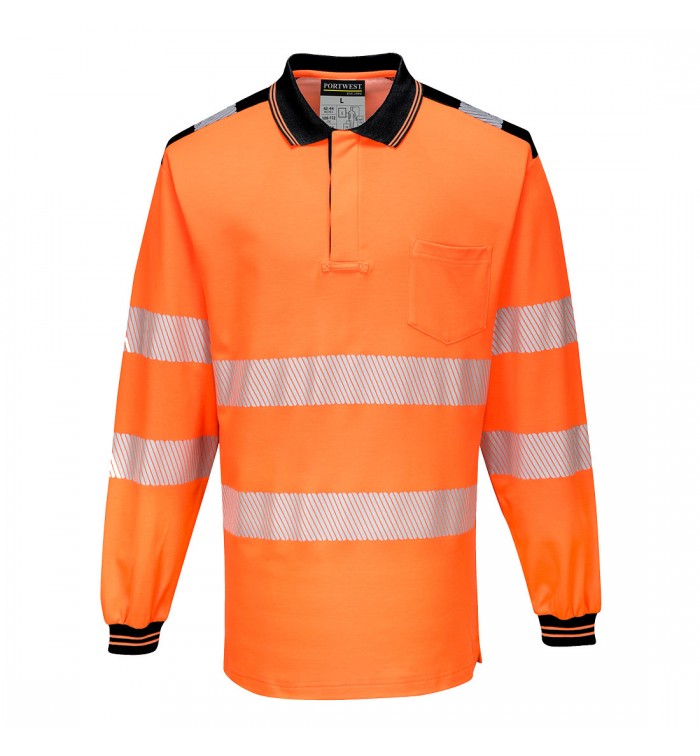 Portwest PW3 Hi-Vis hosszú ujjú pólóing T184OBR4XL