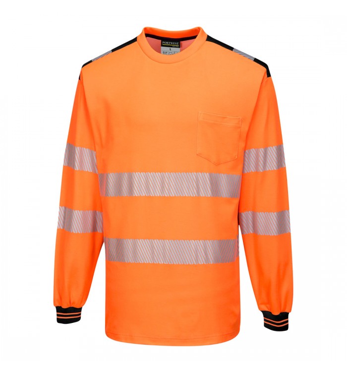 Portwest PW3 Hi-Vis hosszú ujjú póló T185OBR4XL