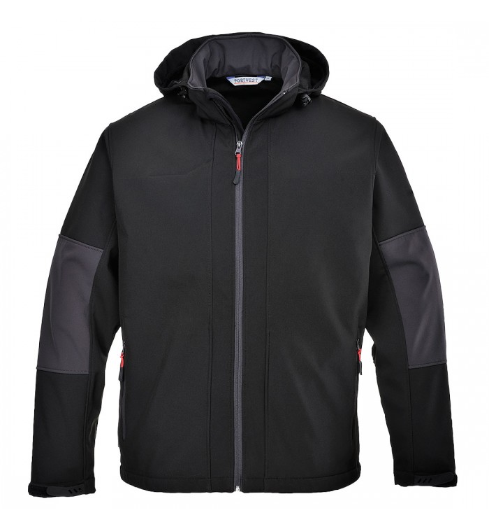 Portwest Softshell dzseki kapucnival TK53BKRL