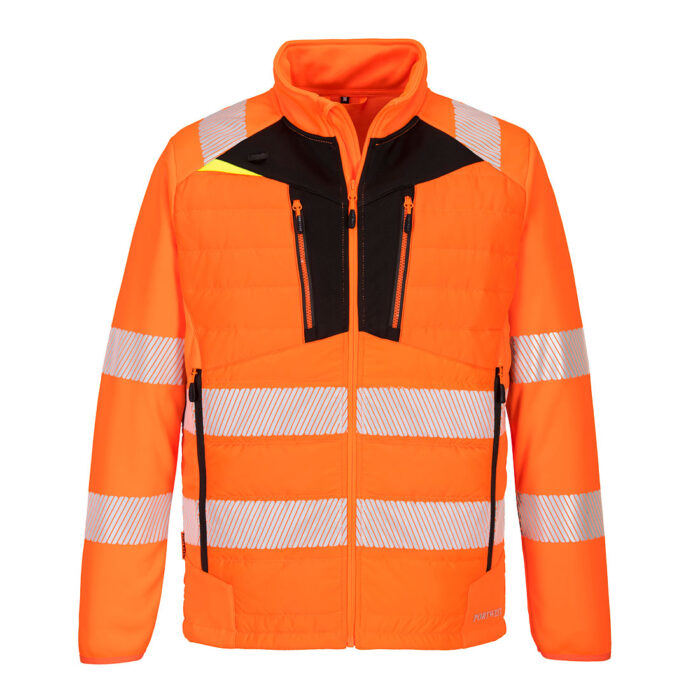 Portwest DX4 Hi-Vis Baffle Jacket Portwest DX4 Hi-Vis Baffle Jacket